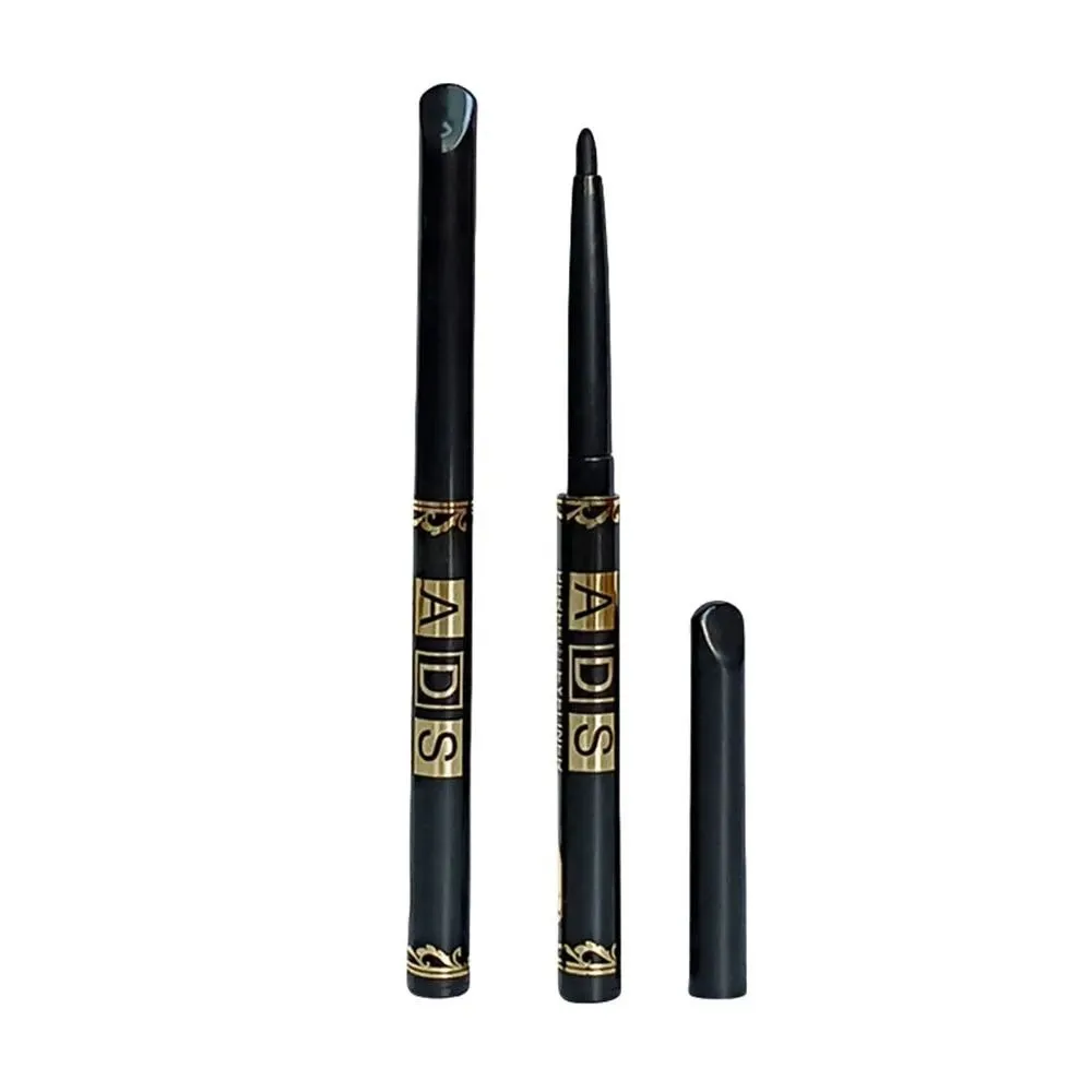 Crayons pour les yeux noirs imperméables, 3 pièces/ensemble, résistants aux taches, longue durée et adaptés aux débutants, maquillage pour les yeux Punk lisses à haute pigmentation