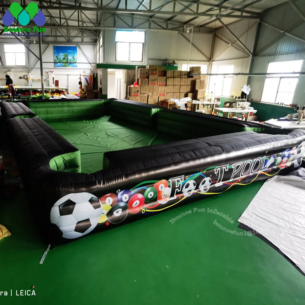 Hot Selling Human Inflatable Snooker Football/Soccer Table Pool Portable Snookball Funny Indoor Outdoor Sport Games