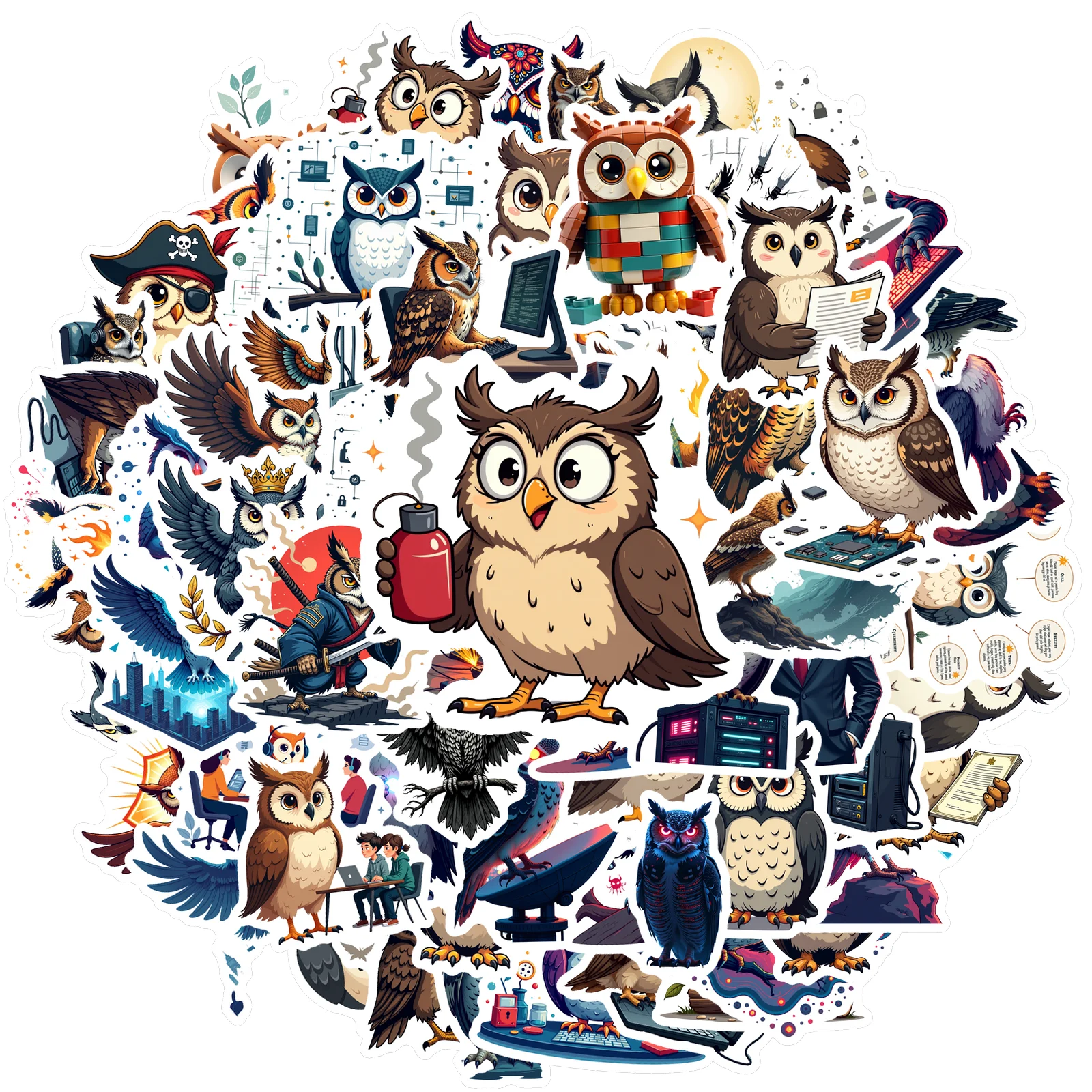 35pcs-100pcs Decals  multicolor Cartoon Stickers Tech Stickers Vinyl Stickers for  computer personalization DIY notebooks phone