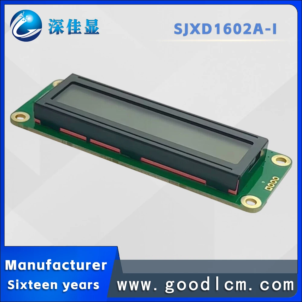 1602a-1lcd Scherm 16X2 Lcm Display Module Stn Grijs Positief Wit Backlight Aip31068l Driver 5/3V Display