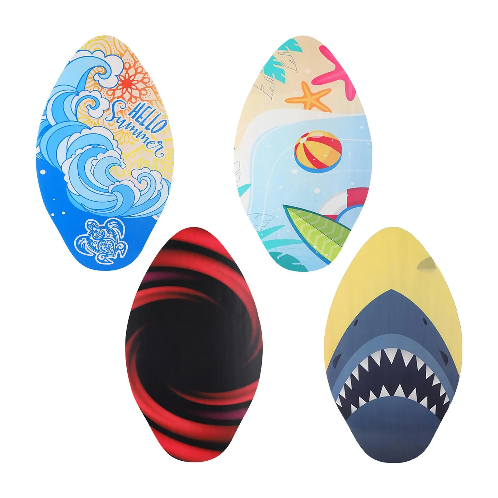 Skimboard Durable Lightweight Beginners Skim Board for Children Unisex Kids