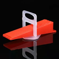 100Pcs Tile Leveling System 1MM Tile Leveler Spacers Clip Construction Tools Parts for DIY Tile Laying Leveling