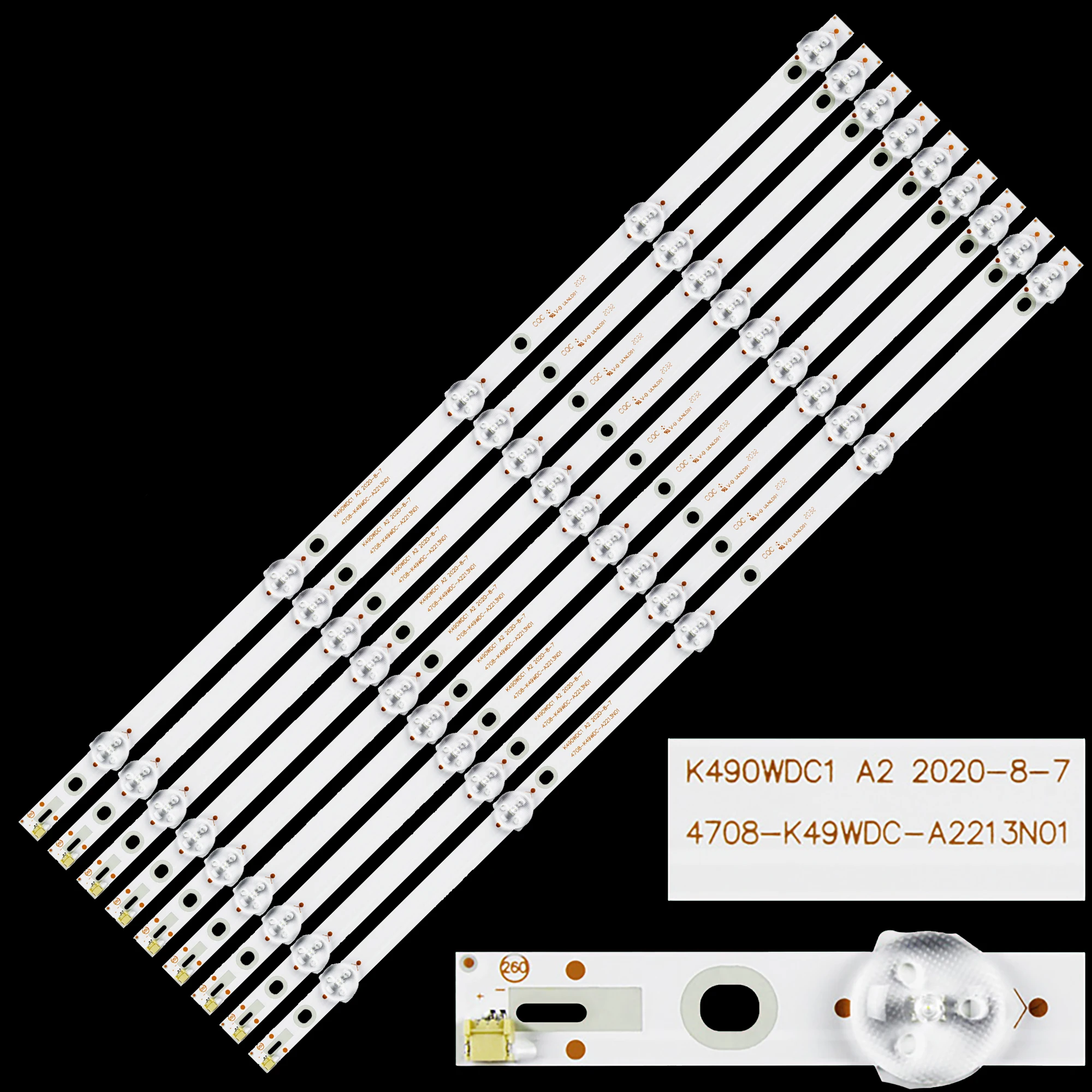 LED BackLight Strip For 49U5070 49BDL3056Q 49LK5400PLA 49UK950T 49K309BU 49MT500S 49DL4012N 49U5850EV 49U5850EE 49LK5400PSA