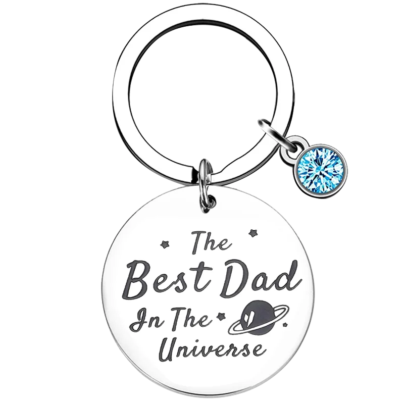 Best Dad Gifts Key Chain Ring Father Gifts keychains pendant Daddy Husband Gift