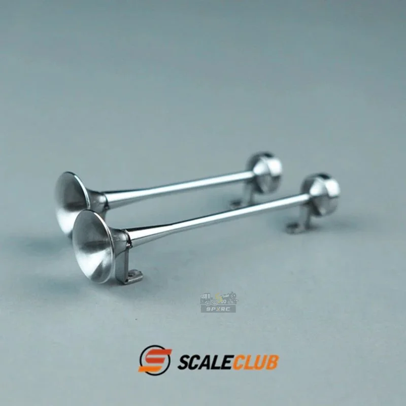 

Scaleclub 1/14 Metal Whistle Horn For Tamiya Lesu Scania Man Actros Volvo Car Parts Rc Truck Trailer Tipper