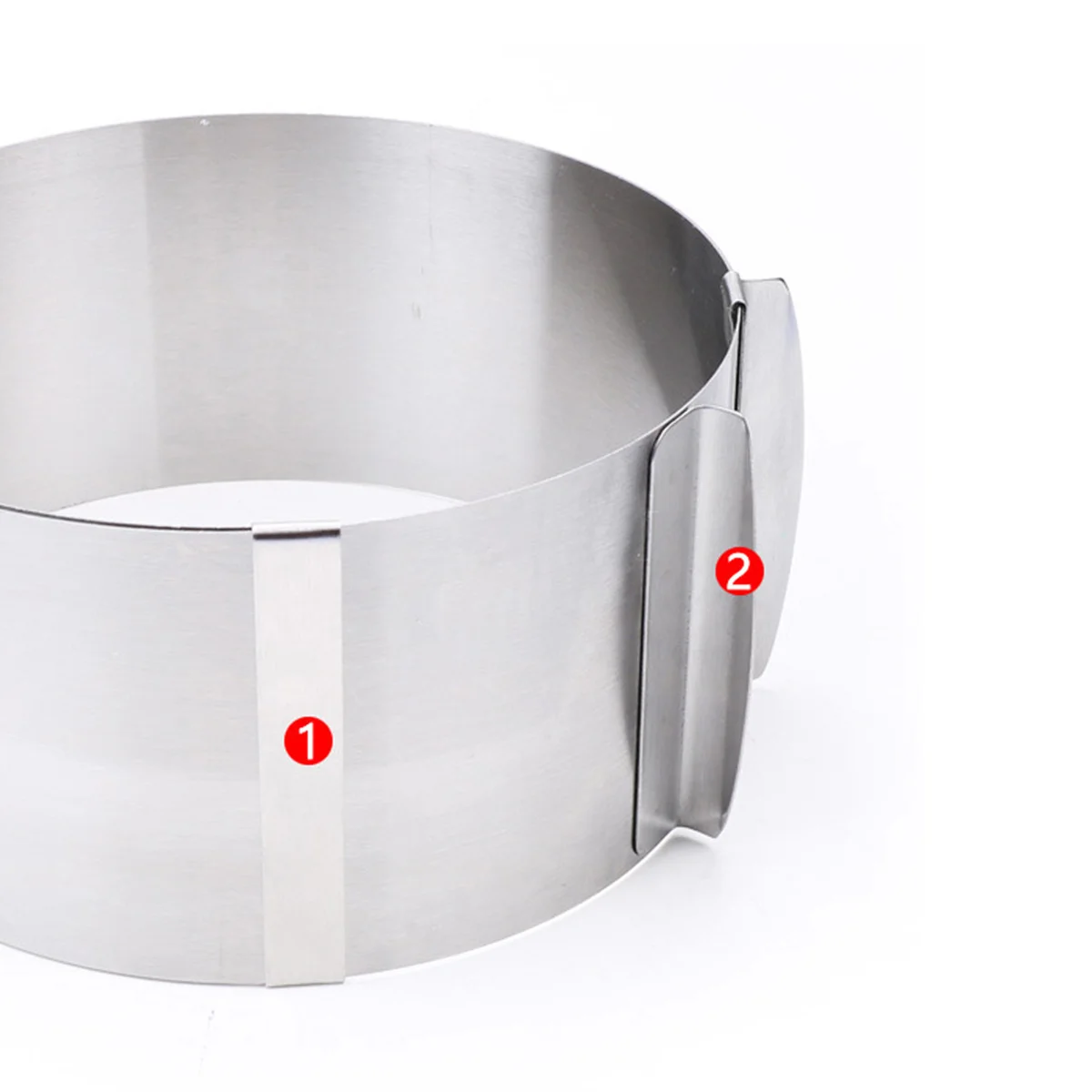 

Adjustable Stainless Steel Mousse Ring 6 Inch To 12 Inch Round For Baking Bread Cookies Chocolate Mousse Stainless Steel