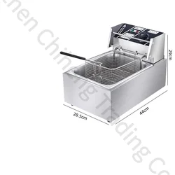 Electric Fryer Commercial Fryer Fried Chicken French Fries Burger Multi-Function Oden Machine Chicken Chop Stall Machine