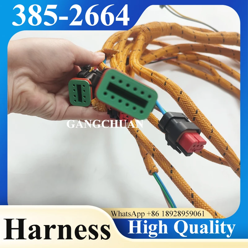 C13 Engine New Wiring Harness 354-0048 385-2664 Excavator E345C E345D E349D Construction Machinery Part 3540048 3852664