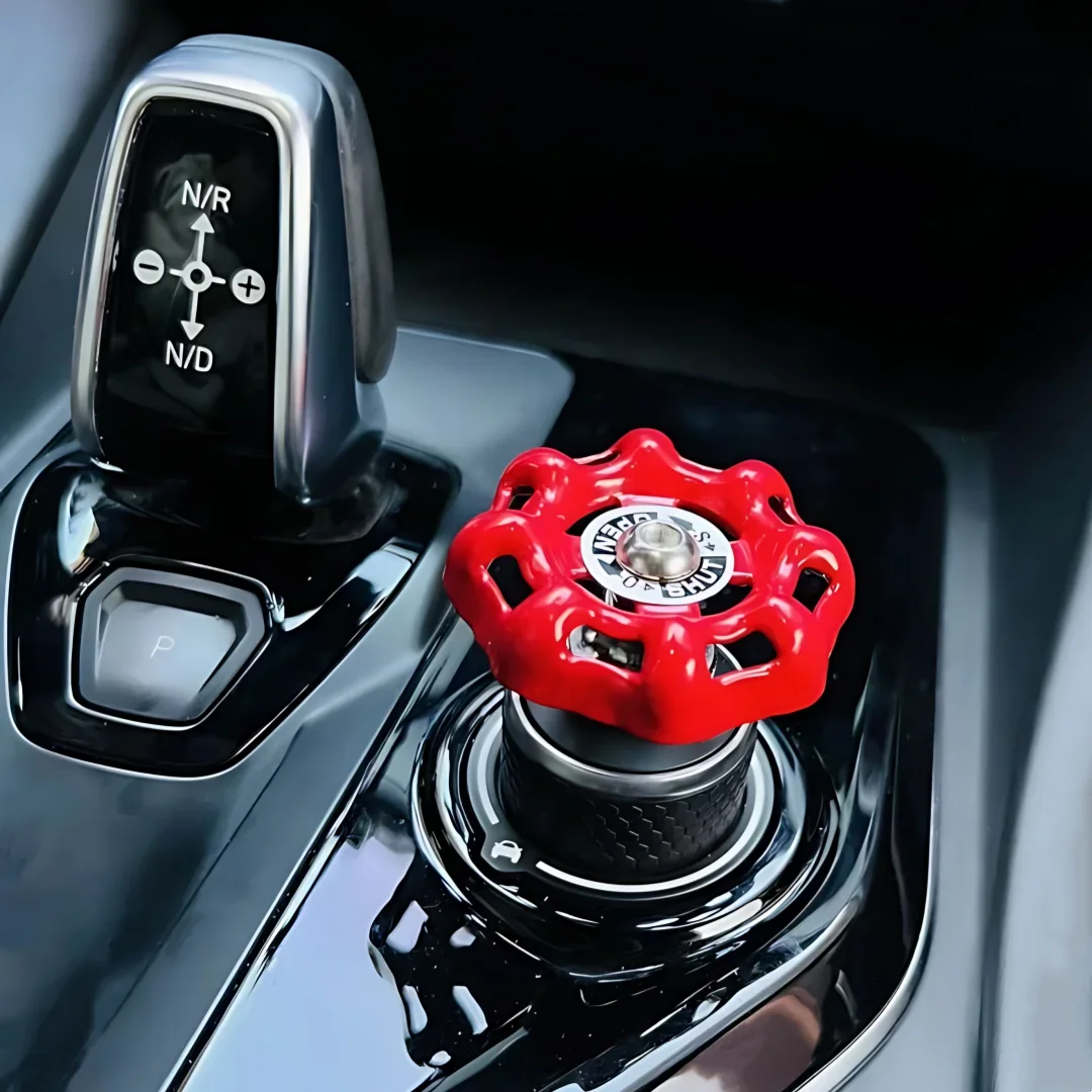 1-20Pcs Industrial Valve Car Decoration Car Paste Ornament Dragon Head Switch Car Knob Sticker Button Gear Handle Accessories