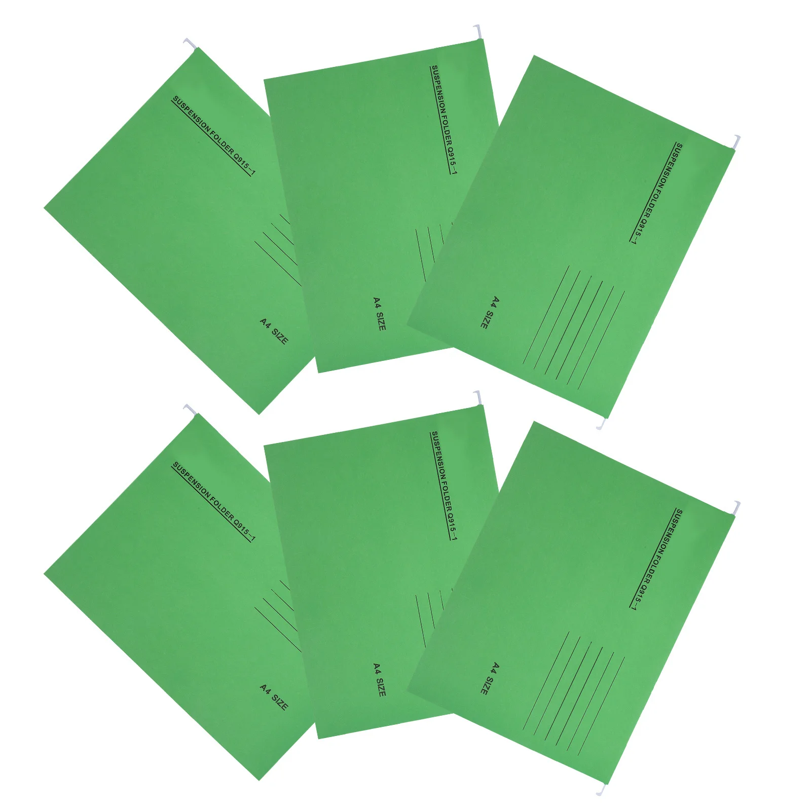 6 pçs pastas de arquivo penduradas coloridas suportes de arquivo a4 resistente ao desgaste titular de recibo de documentos de escritório pasta de recibo portátil