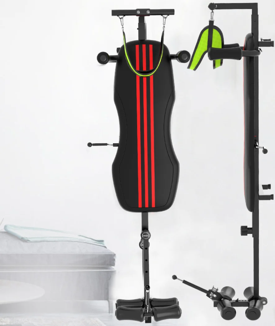 New Home Use Body Sculpture Fitness Inverted Machine Orthopedic Traction Device For Waist Lumbar Cervical Spine Stretcher