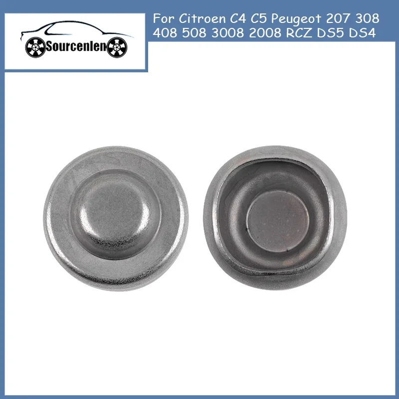 

016782 For Citroen C4 C5 Peugeot 207 308 408 508 3008 2008 RCZ DS5 DS4 Cylinder Block Bowl Plug Cover Engine Screw Plug Cover