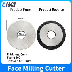 Defu horizontal key machine general cutter 90 teeth 60*16*6mm common milling cutter Face milling cutter