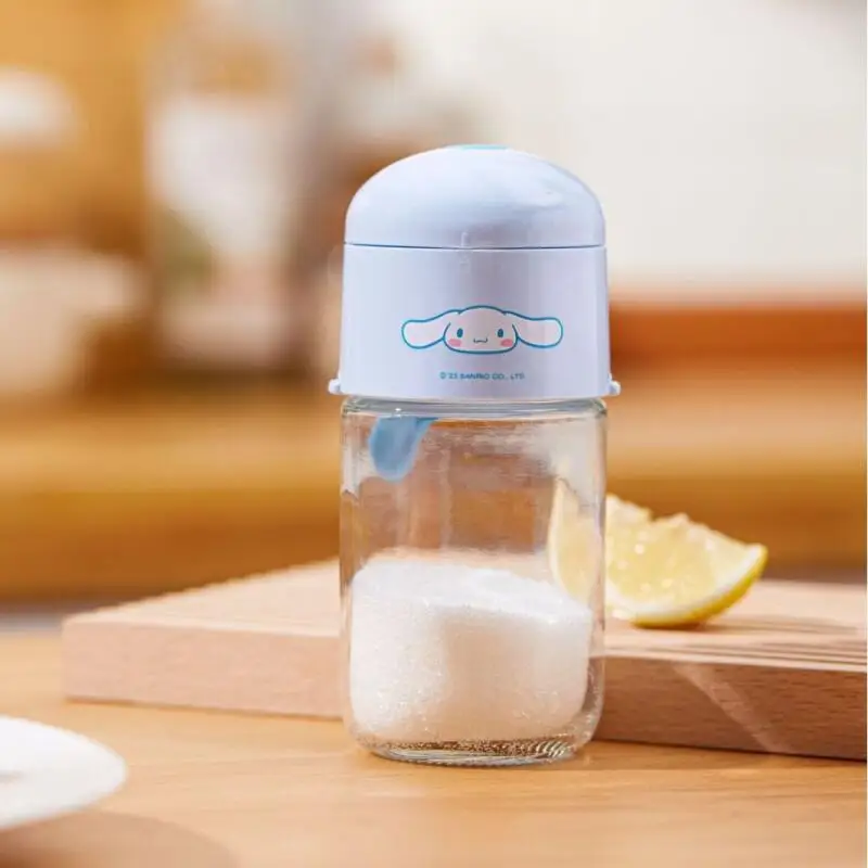 سانريو لطيف زجاجة توابل كورومي سينامورول المطبخ تخزين المعبأة في زجاجات الختم المنزلية التوابل خزان الزجاج الملح جرة زجاجة الساخن #3