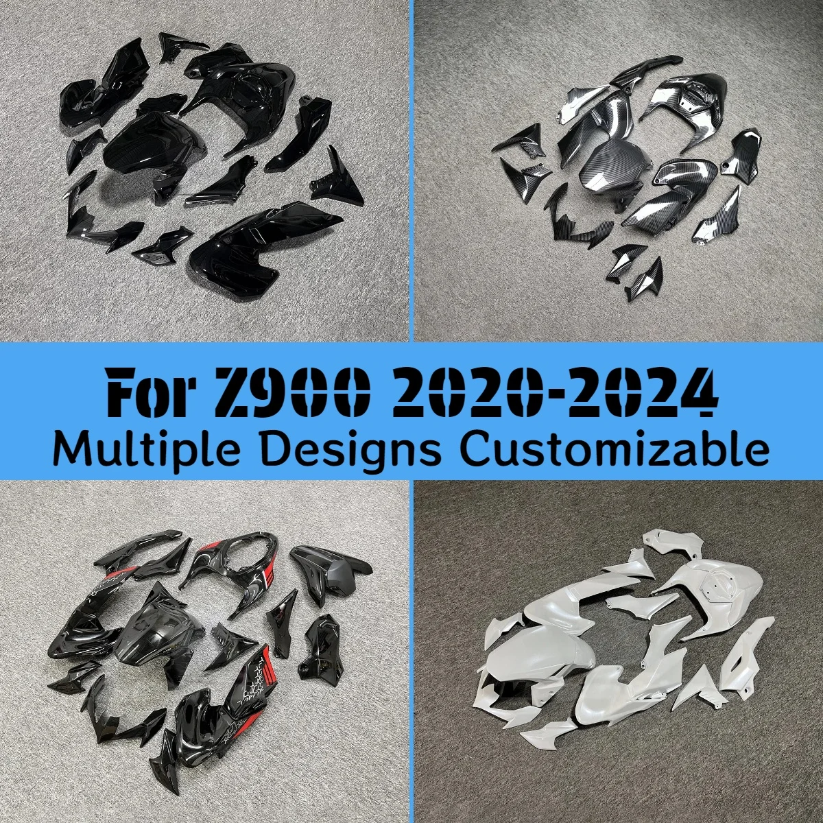 

Полный комплект обтекателей Z 900 2020 2021 2022 2023 2024 для переоборудования мотоцикла, индивидуальные обтекатели для Kawasaki Z900 20 21 22 23 24