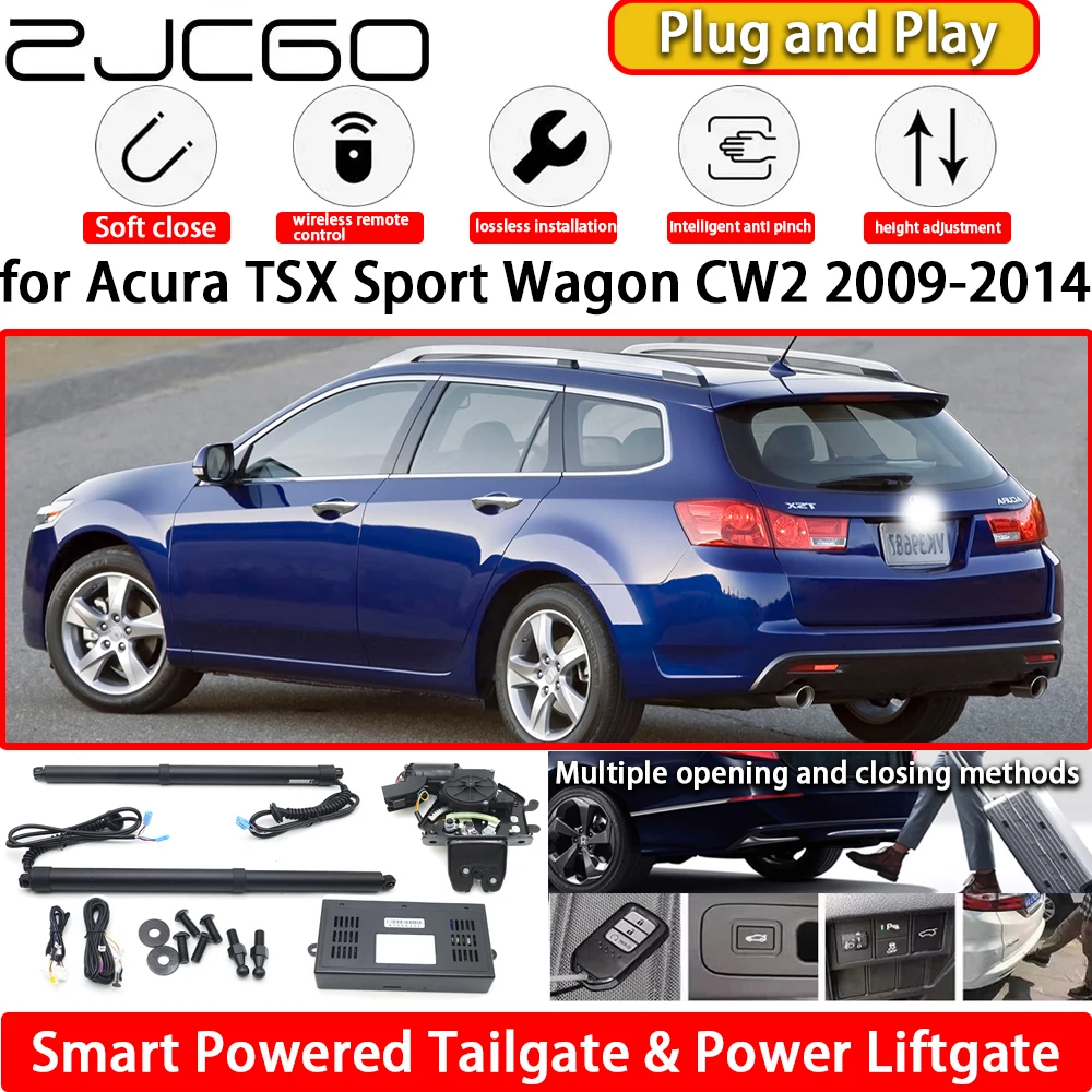 

for Acura TSX Sport Wagon CW2 2009-2014 Automatic Electric Powered Tailgate Power Liftgate Tail Gate Lift Kit System Plug & Play
