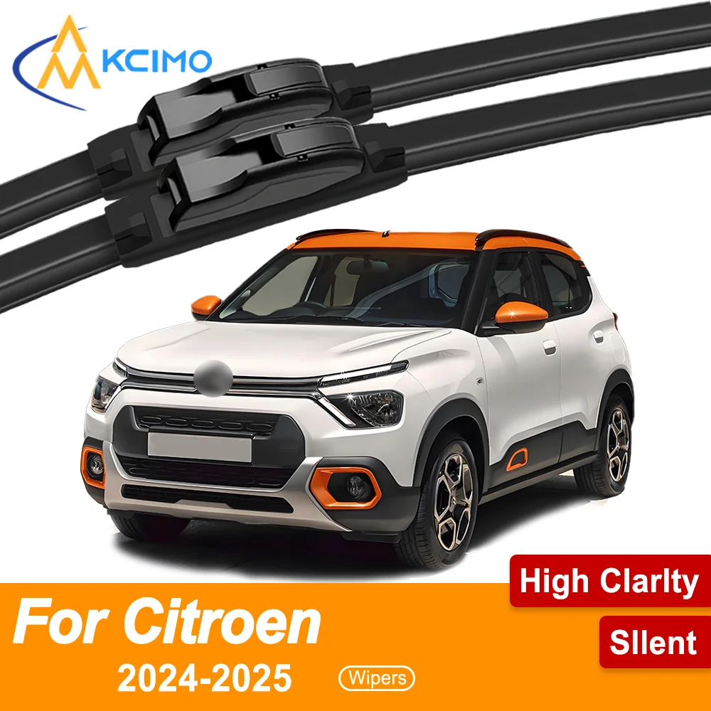 Гарантия Clear Vision для Citroen C3 CC21 2024-2025 2, передние щетки стеклоочистителя, всесезонное использование, прочная резина, безопасное и плавное вождение