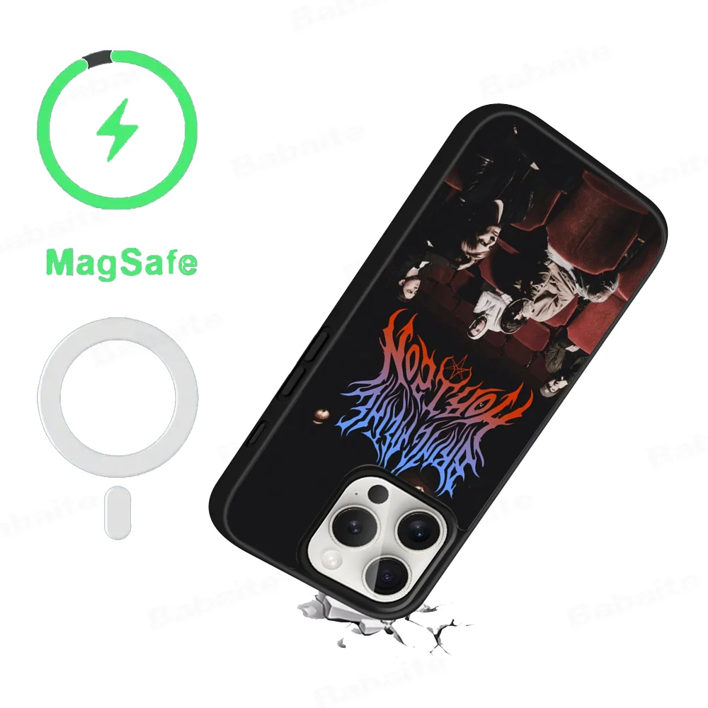 BMTH B-Bring Me The H-Horizons Phone Case Magnetic Case For IPhone 16 14 13 12 11 15 Pro Max Plus For Magsafe Wireless Charge