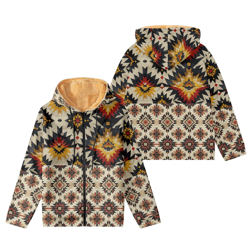 2024 New Men's Winter Cotton Robe Warm and Casual Multi Color Printed Warm Body Fearless of Cold