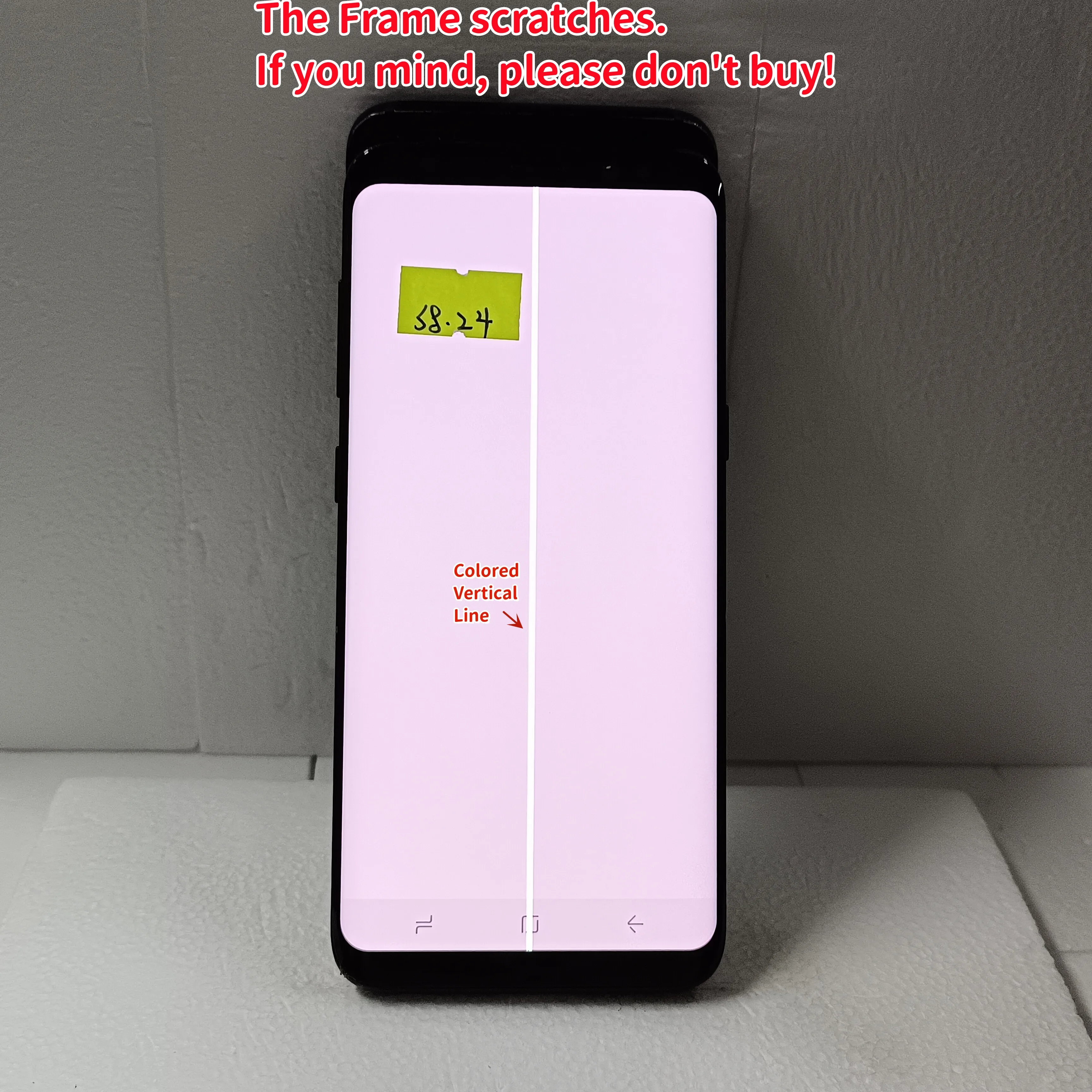 AMOLED For Samsung Galaxy S8 LCD Display With Defect 5.8