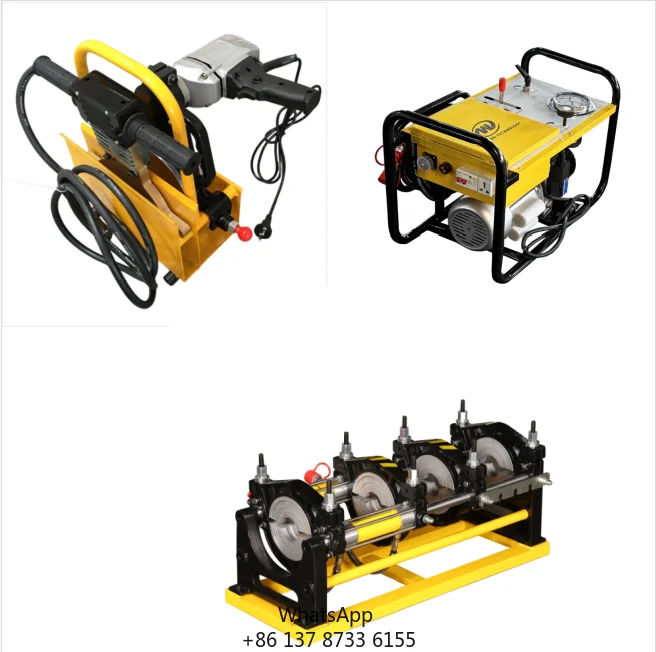 CE Certification WD400HA Plastic Pipe Welding Machine 200-400mm 7.0kw Hydraulic Butt Fusion Welding Machine For PE/PP/PPR/PVDF