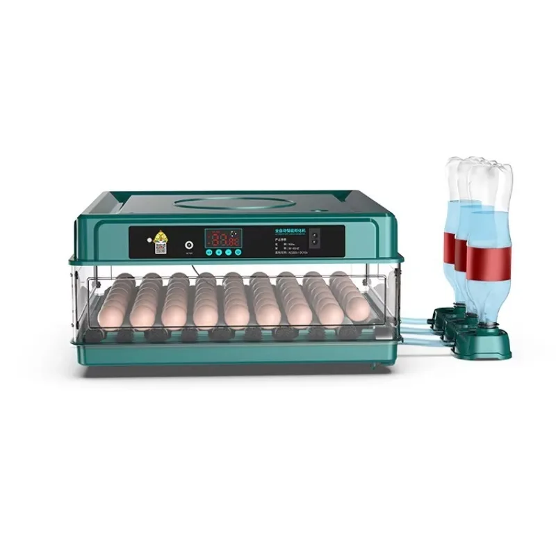 48 Egg Fully Automatic Hatching Incubator Machine for Chicken Quail Duck Goose Pigeon - Adjustable 220V/110V/12V Voltage