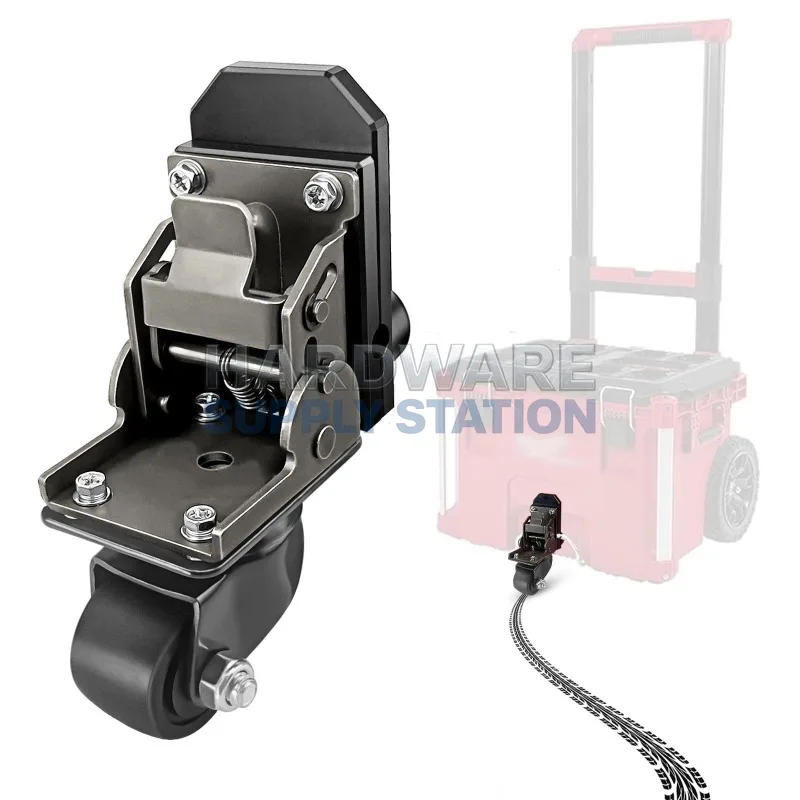 

Wear resistant toolbox, caster kit, rolling special front wheel hardware tools, storage box, mobile accessories, durable
