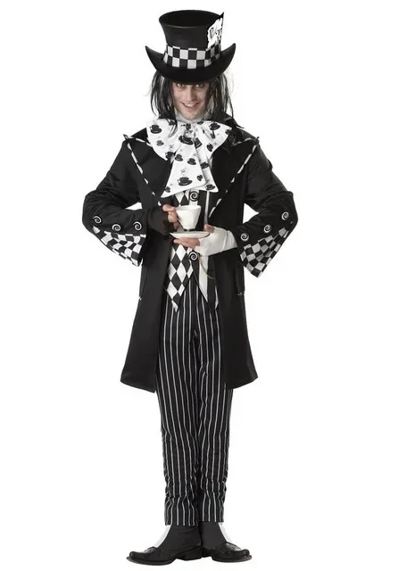 

Adult Mens Mad Hatter Magician Costume Character Fantasia Fancy Dress