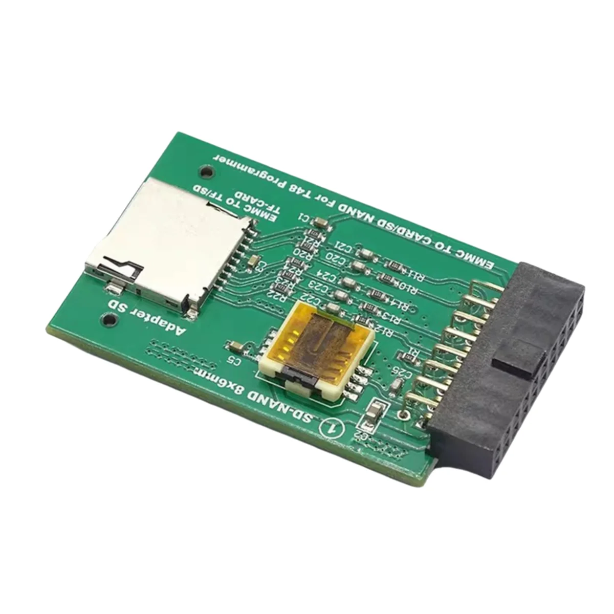 

SD-адаптер 2025+EMMC для программатора T48, поддержка чтения и записи SD/TF-карты, чип EMMC NAND