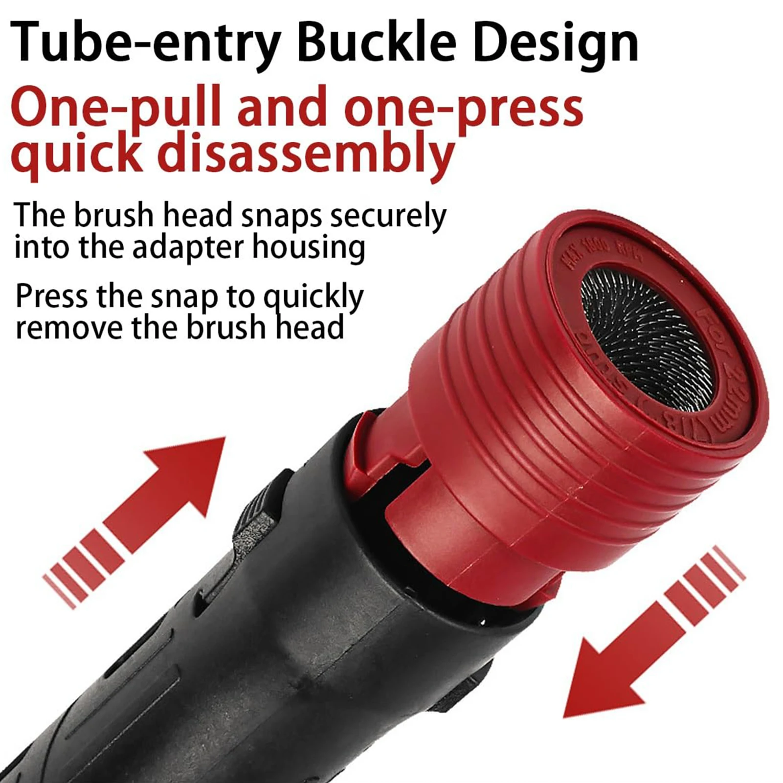 أداة تنظيف مسمار عجلة السيارات، عملية سريعة وفعالة، رأس فرشاة إزالة الصدأ مناسبة لحماية السيارة #3