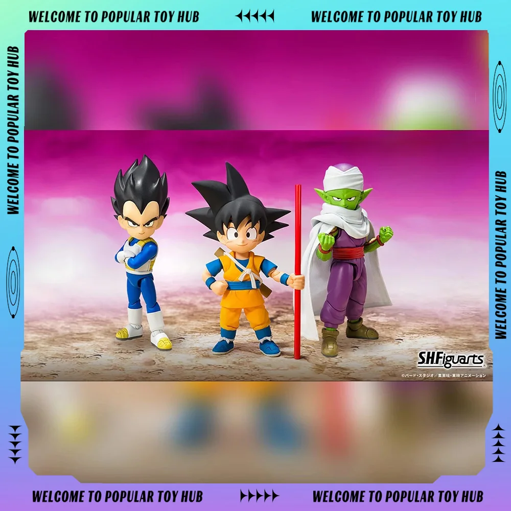 In Stock Dragon Ball S.H.Figuarts SHF Mini PICCOLO SON GOKU VEGETA Anime Figure Action Figures Custom Model Collectible Toy Gift