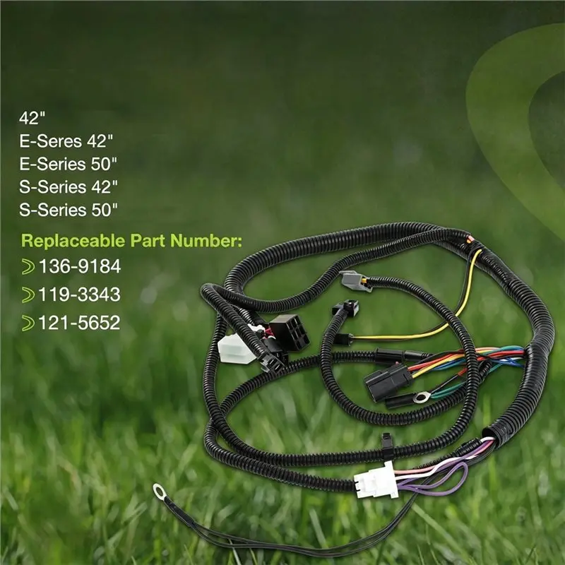LLCS-For Toro Timecutter Mower 74385, 74386, 74387, 74388- Complete Wiring Harness(136-9184),(119-3343),(121-5652)