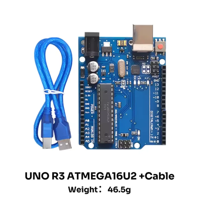 1Set UNO R3 Official Box ATMEGA16U2 / UNO+WiFi R3 MEGA328P Chip CH340G For Arduino UNO R3 Development Board WeMos ESP8266