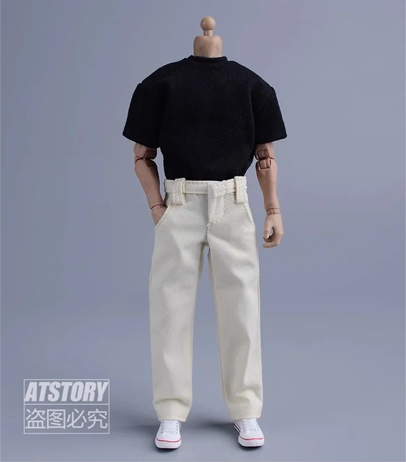 In Stock 1/12 Scale Casual Minimalist Straight Leg Pants Fit 6inch Action Figure Model Toys For Fans DIY Gifts