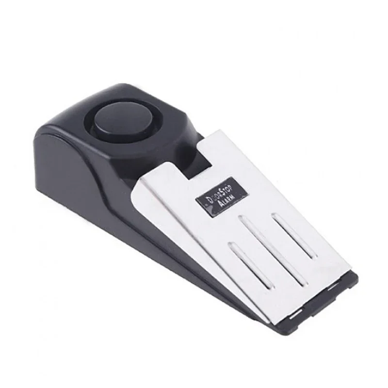 100dB Household Security Anti-theft Burglar Stop System Security Home Wedge Shaped Door Stop Stopper Alarm Block Alone Women