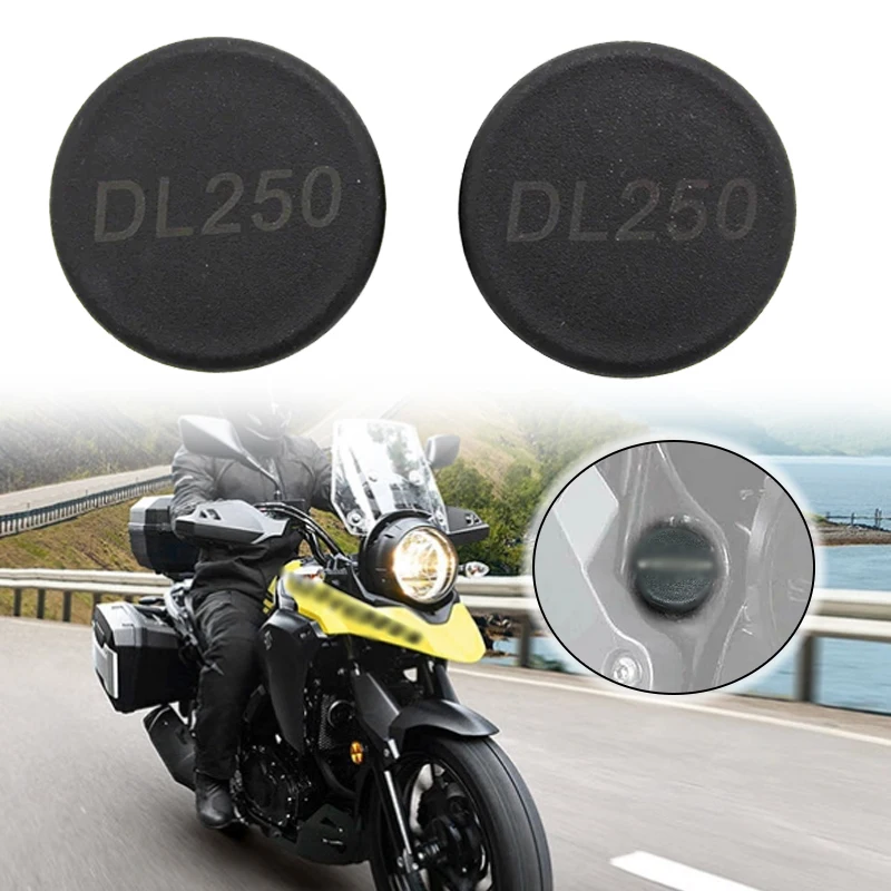 For Suzuki V-Strom DL250 DL250X DL 250 X 2018- Motorcycle Accessories Frame Hole Cover Caps Plug Decorative Frame End Caps