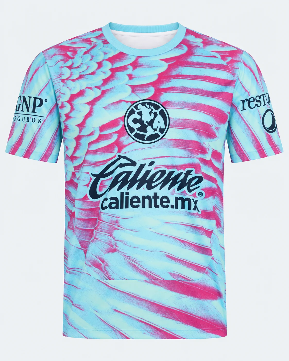 Club America 26-27 Heim-Fußballtrikot Gelb Herren Kurzarm Rundhals Fußballshirt Spiel- und Trainingstrikot – Detail 6
