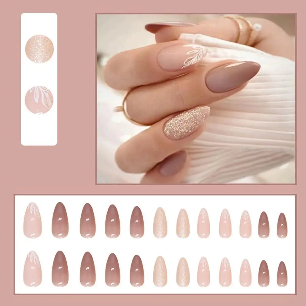 

Nail Art Full Cover Artificial Fake Nails Patch with Drill Three-dimensional Relief Butterfly Nail Piece Detachable False Nails