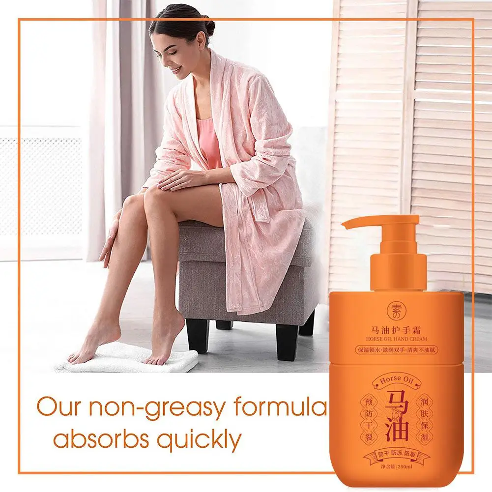 Hand Creams Moisturizing Creams Horse Oil Dry Skin Care Cracked Skin Moisturizer Hot Products Popular Choice Gifts For Frie M4F6