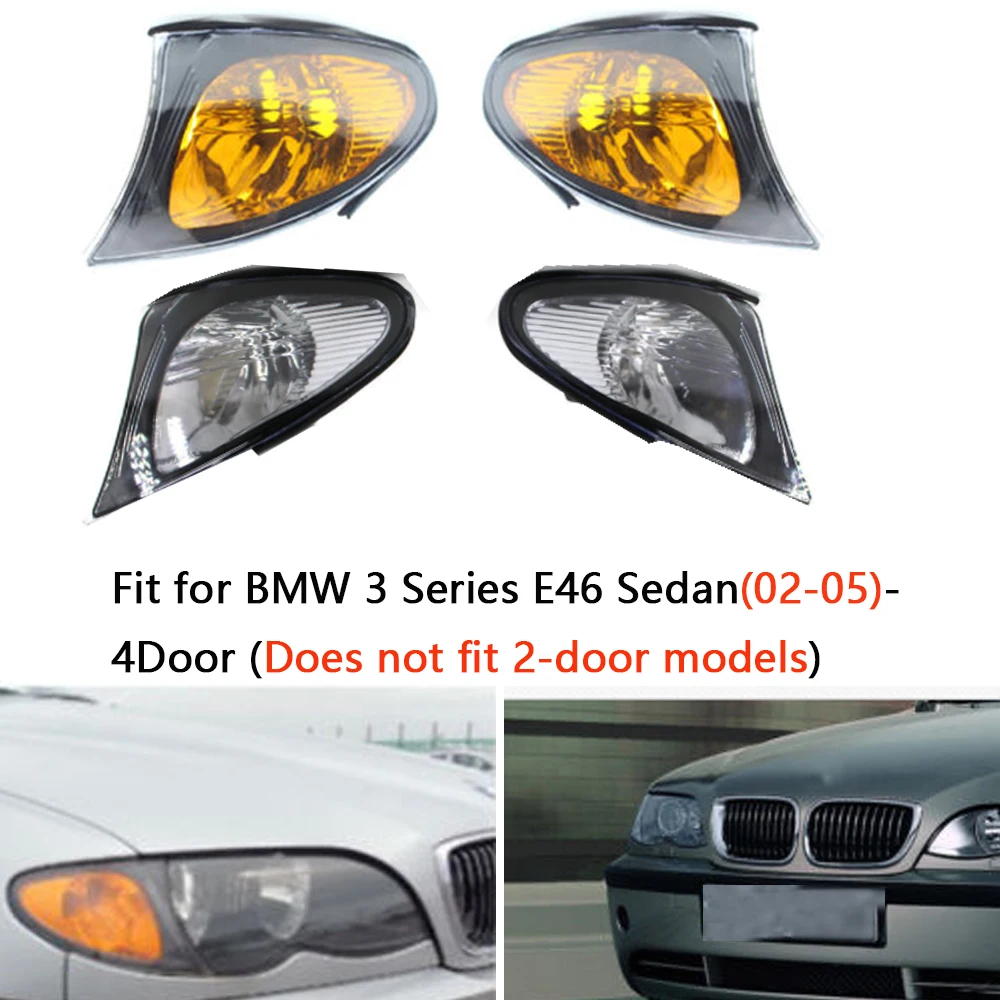 

Для BMW 3-series E46 316 318 325 330 320i Передняя угловая лампа рулевого управления 1 шт.
