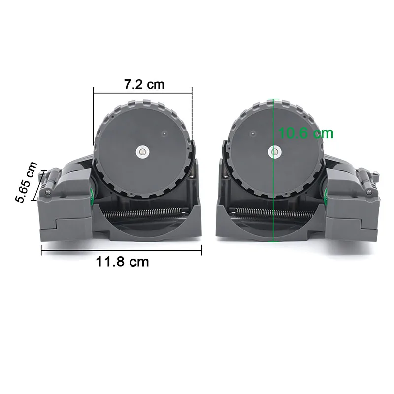 Right and Left Drive Wheel Module Pair for iRobot Roomba 500 600 700 800 900 Series Vacuum Cleaner Replacement Parts Accessories