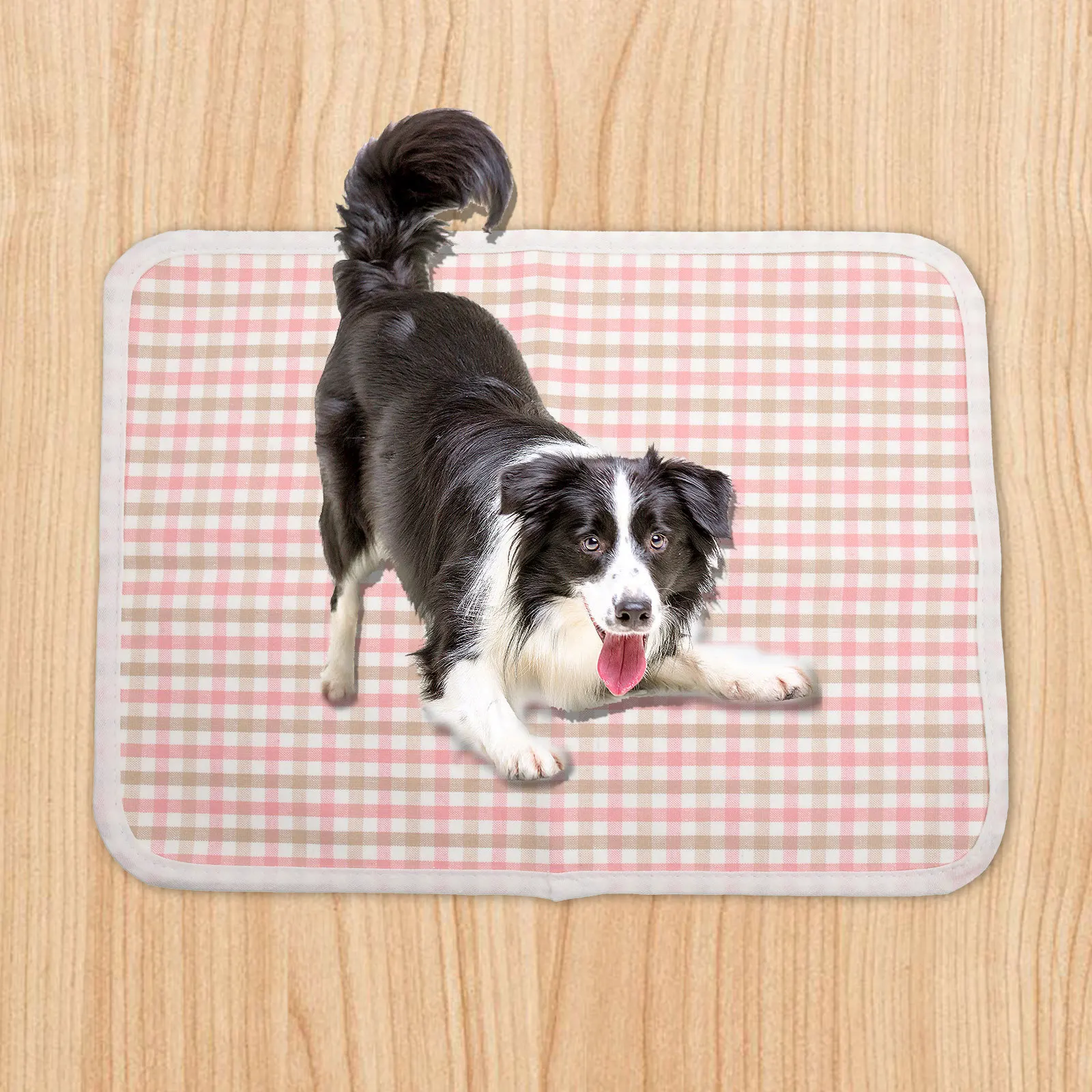 

Reusable Dog Pee Pad Waterproof Breathable Washable Puppy Absorbent Mat Nonslip Comfortable Dog Accessory Changing Pad