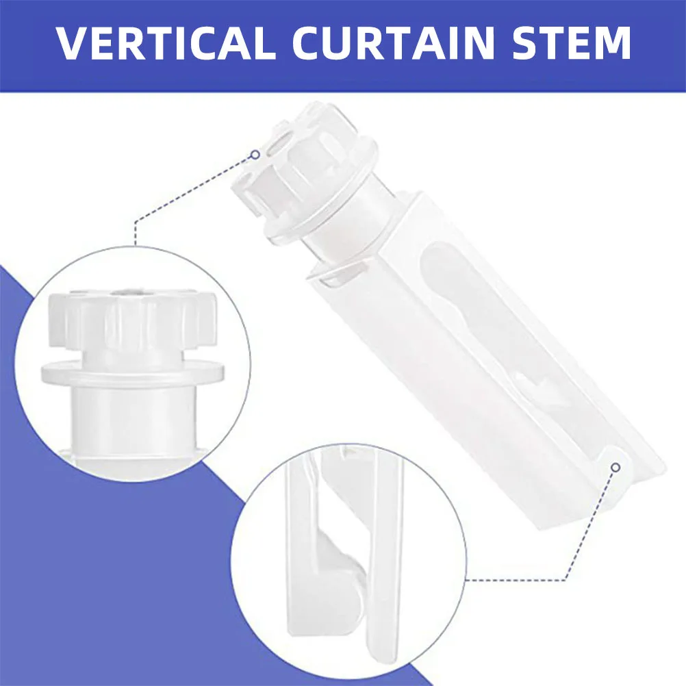 

12 set Vertical Stem Replacement Pvc Repair Kit For Window Blinds, Clear Tabs Fixer, Blind Repair Accessories,
