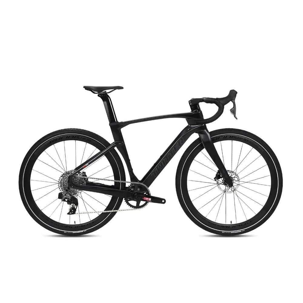 TWITTER 2024 New GRAVEL-V3-eTap AXS-12Speed with Radio Transmission SRAM RIV Hydraulic Disc Brakes All Carbon Fiber Road Bicycle