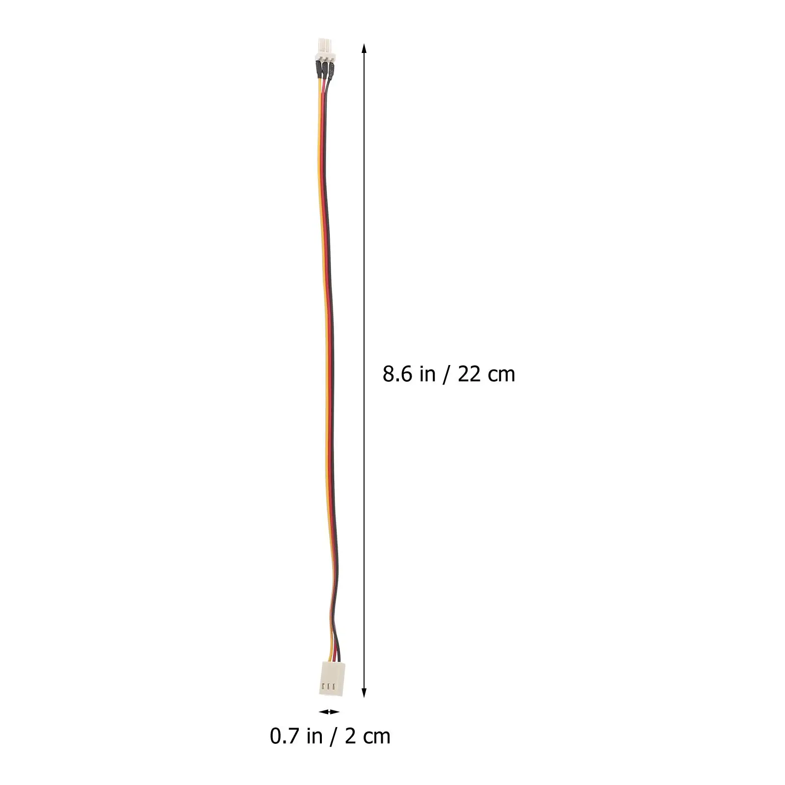 3 шт. 3-контактный удлинительный кабель вентилятора процессора, адаптер-сплиттер для материнской платы, аксессуары для охлаждения ноутбука, длительное время обслуживания, легко