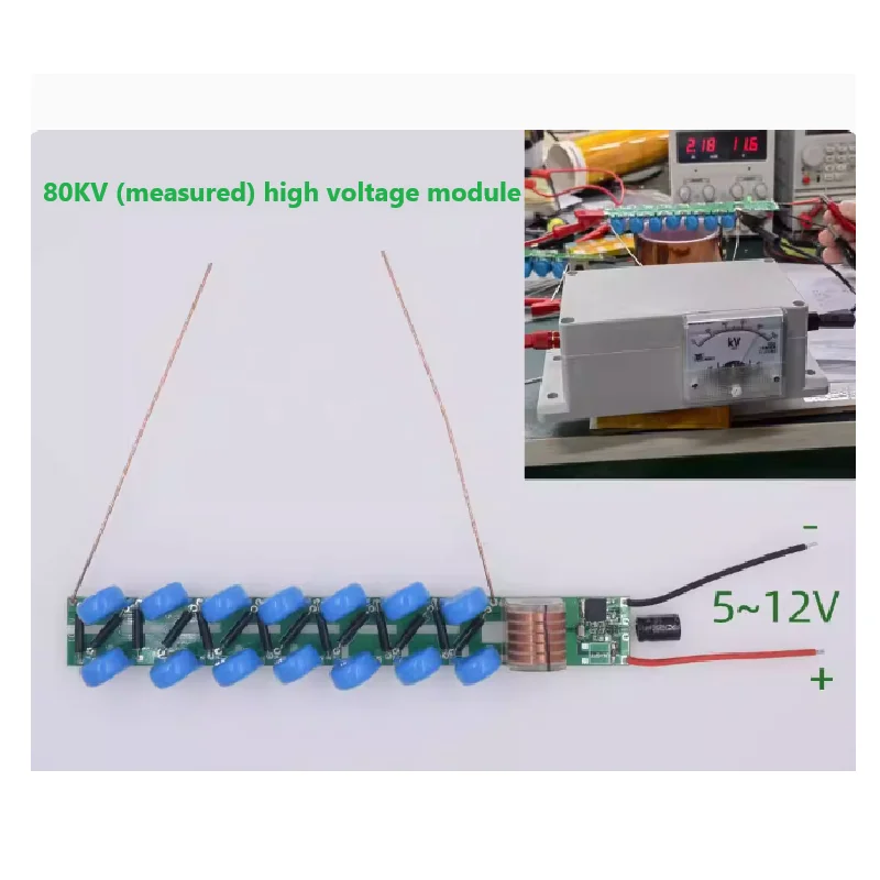 80KV actual measurement without false standard high voltage high power boost module discharge module high voltage coil XKT203-51