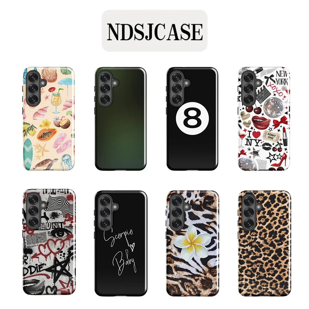 Luxury Clmj rogue wild bloom Phone Case for Samsung Galaxy S20 S23 S24 S25 S26 FE Plus Ultra Edge 4G 5G Double-layer Back Cover