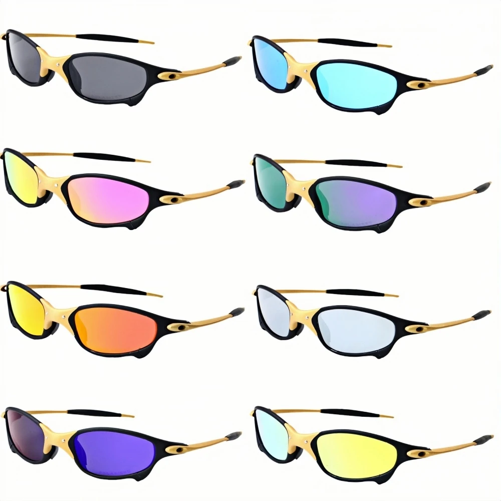 MTB Polarized Sunglasses for Men Cycling Glasses UV400 Fishing Sunglasses Metal Bicycle Goggles Cycling Eyewear Riding Glasses