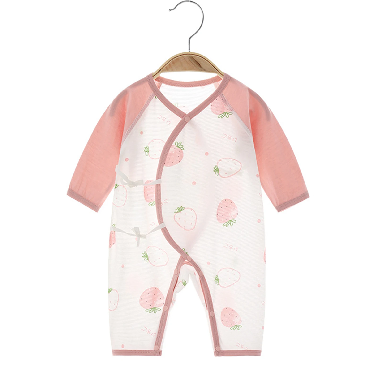 Cotton Baby Jumpsuit Baby Long Sleeve Toddler Romper Clothes Newborn Cute Romper Baby Home Clothes Kids Boy Girl Summer Clothes