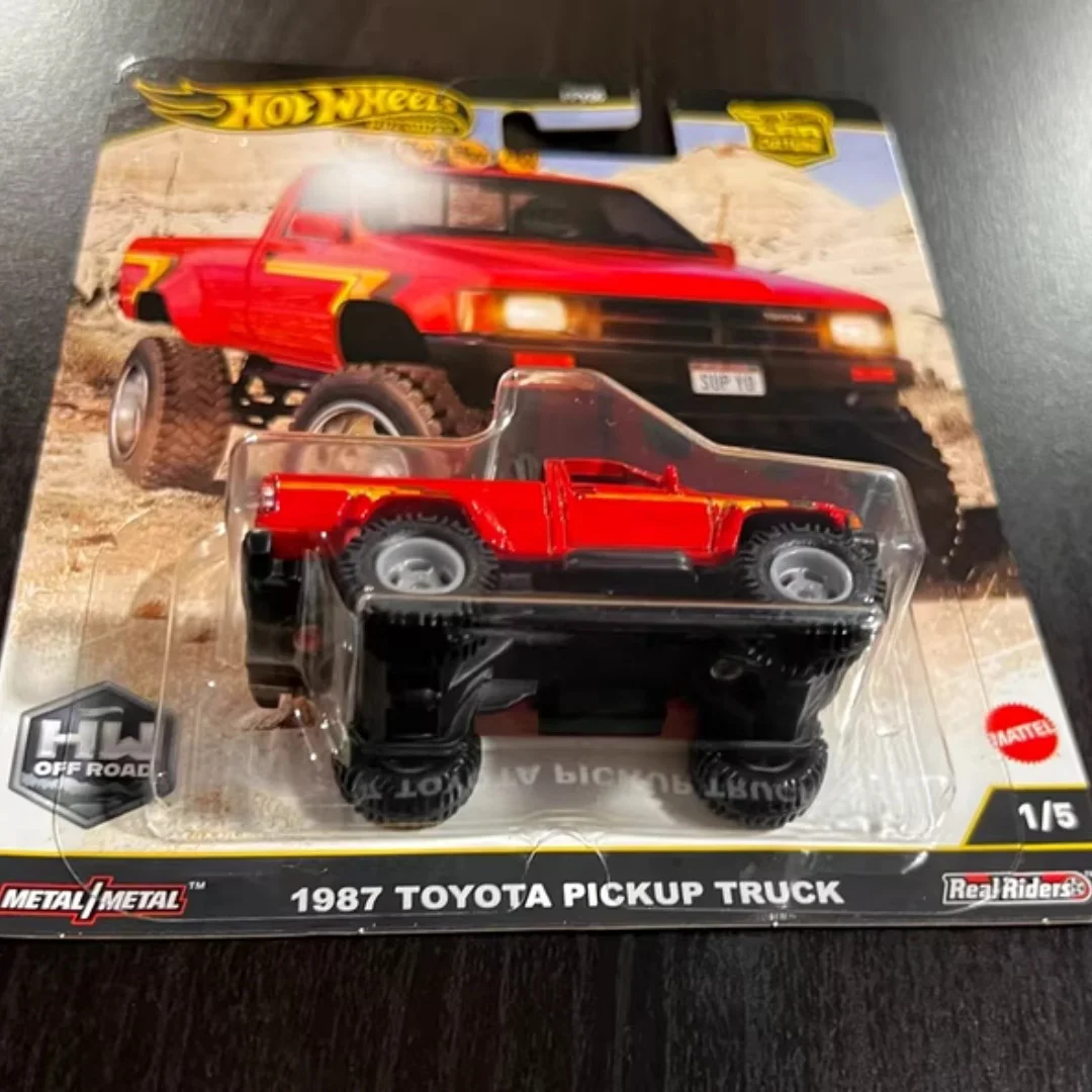 Hot Wheels Premium 2025 ثقافة السيارة HW Off Road 1987 TOYOTA PICK 1:64 مقياس دييكاست سبيكة نموذج تحصيل الأولاد اللعب الهدايا #6